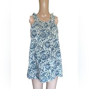 Vanessa Bruno Womens Sleeveless Stretchy Top Scoop Neckline Keyhole Size 38